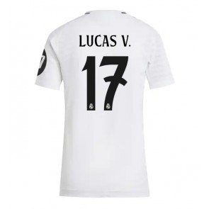 Real Madrid Lucas Vazquez #17 Hjemmebanetrøje Dame 2024-25 Kort ærmer